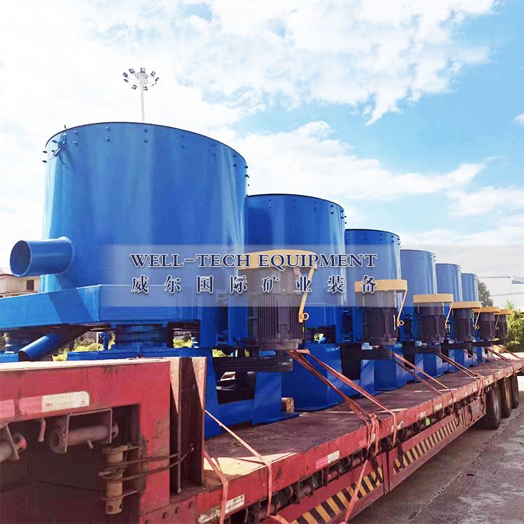 Consegna 6 set STLB80 concentratore centrifugo d'oro in Mongolia
