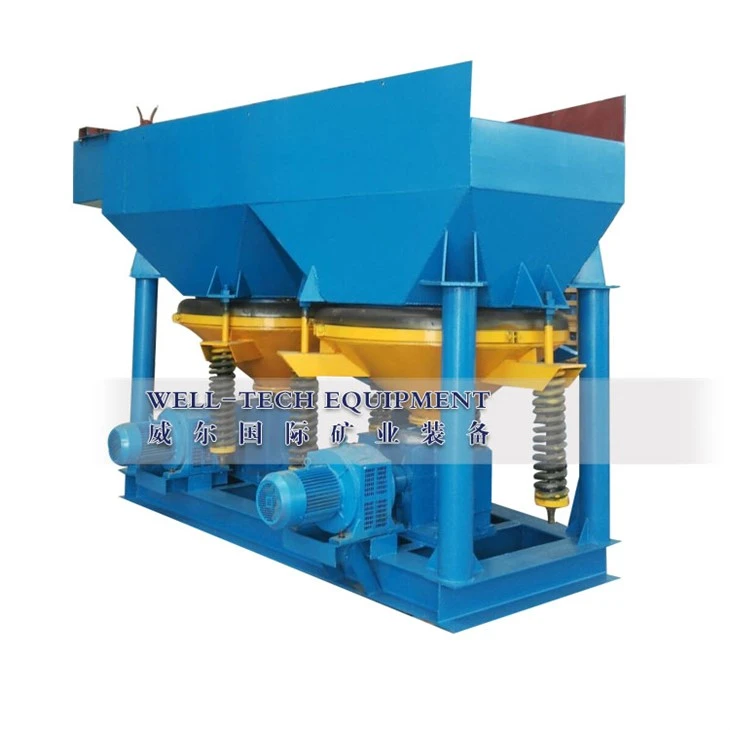 Separatore Minerale Gold Jig Machine Lavorazione Gold Diamond Ilminete Plant
